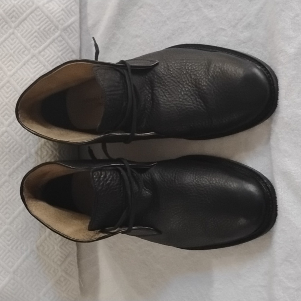 Banana Republic Black Leather Men's Boots Chukka 10 M